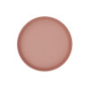 Plato Silicona Kikkaboo Rosa