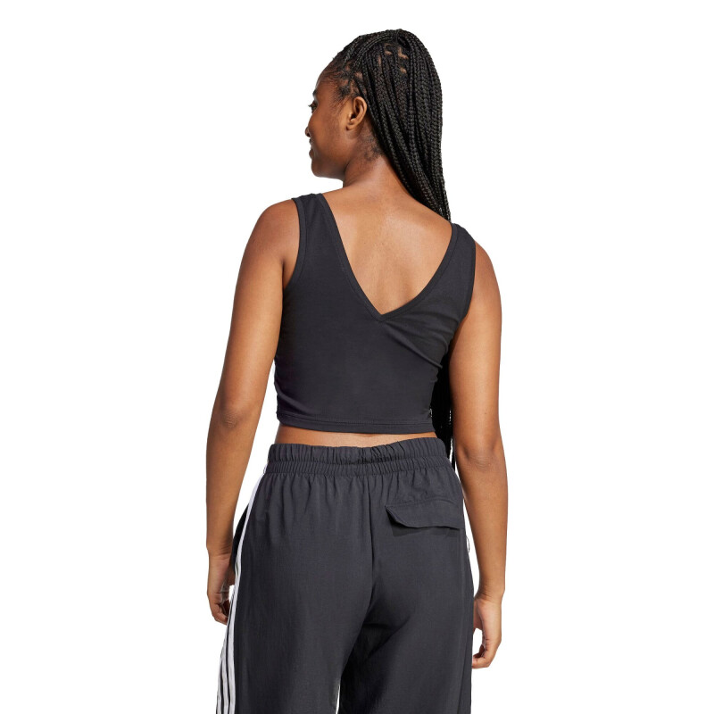 Top de Mujer Adidas Essentials Small Logo Negro