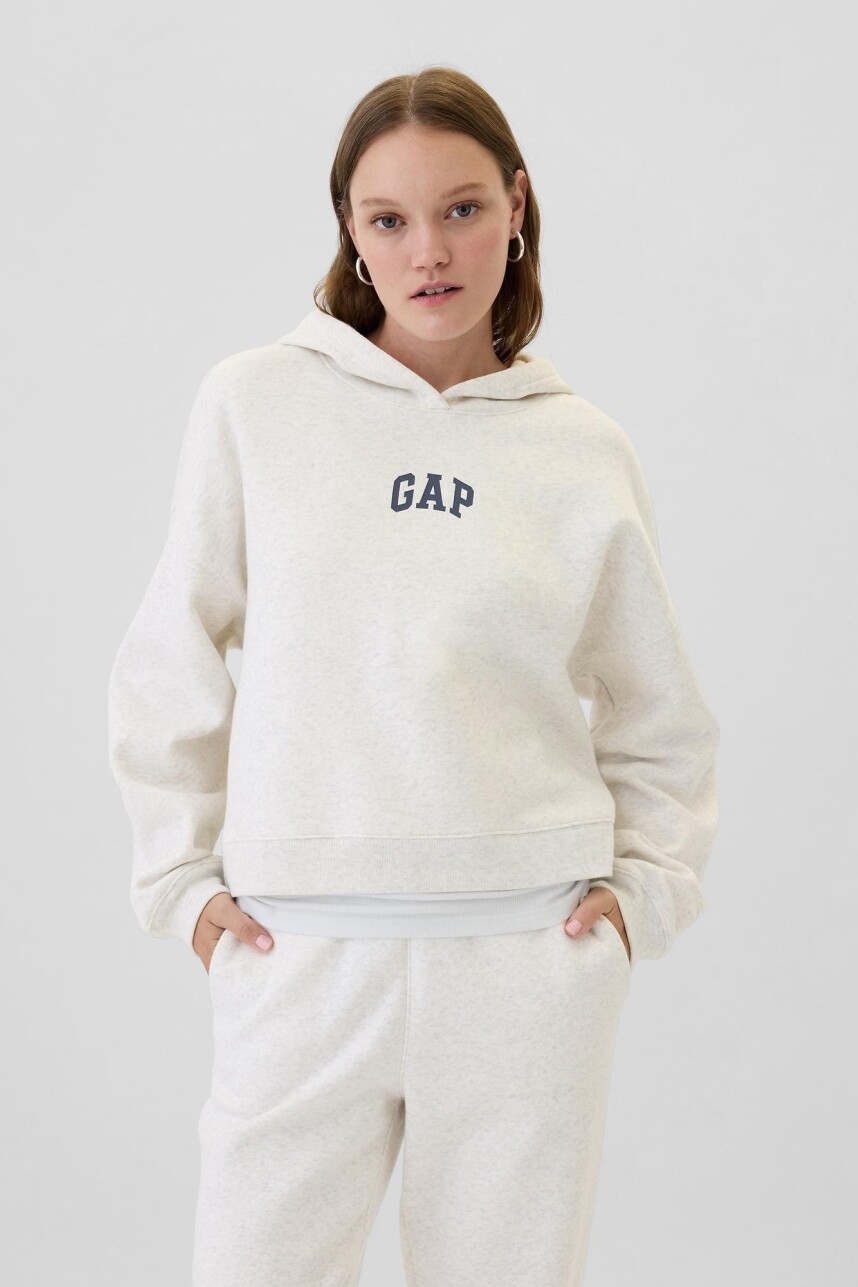 Canguro Logo Gap Mini Mujer Pale Grey Heather Bc01