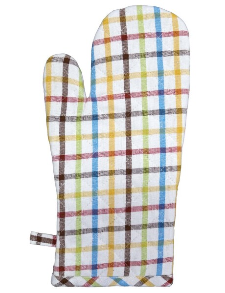 MANOPLA ALGODÓN 18X32CM CUADROS MULTICOLOR MANOPLA ALGODÓN 18X32CM CUADROS MULTICOLOR