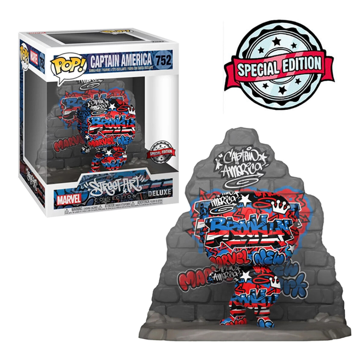 Captain America Street Art Collection • Marvel [Exclusivo] - 752 