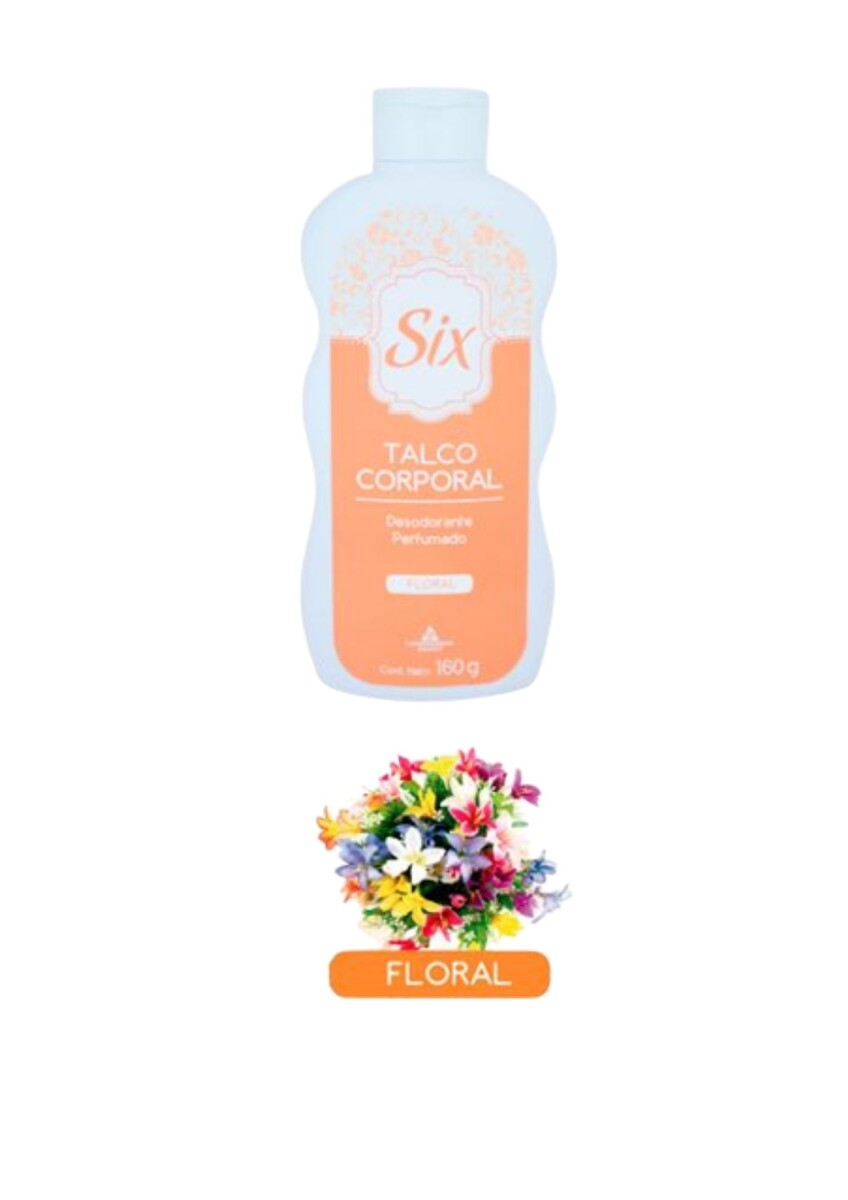 TALCO CORPORAL SIX 160 G FLORAL 