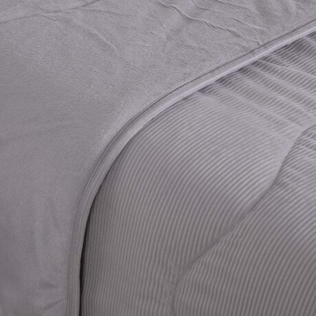 ACOLCHADO KING MICROFIBRA NATURAL-BEIGE RIB CRUDO