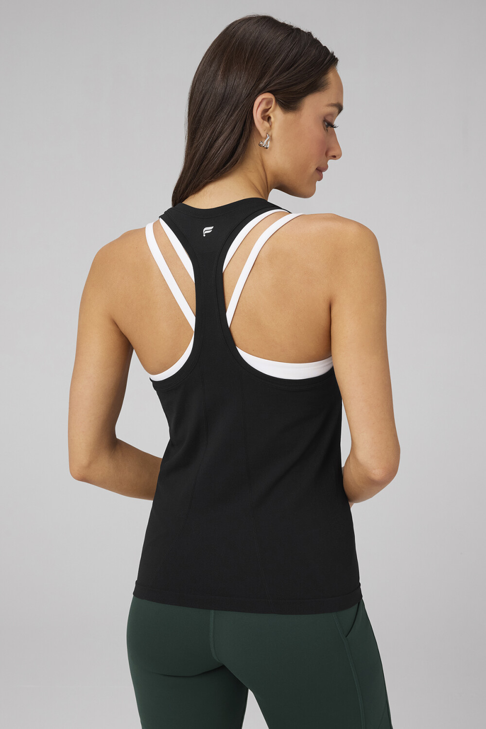 Musculosa Fabletics Tech+ Racerback Negro