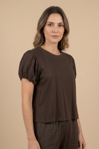 REMERA PLOP Chocolate