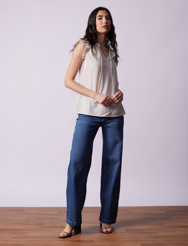 Blusa Lazo BEIGE/MULTI