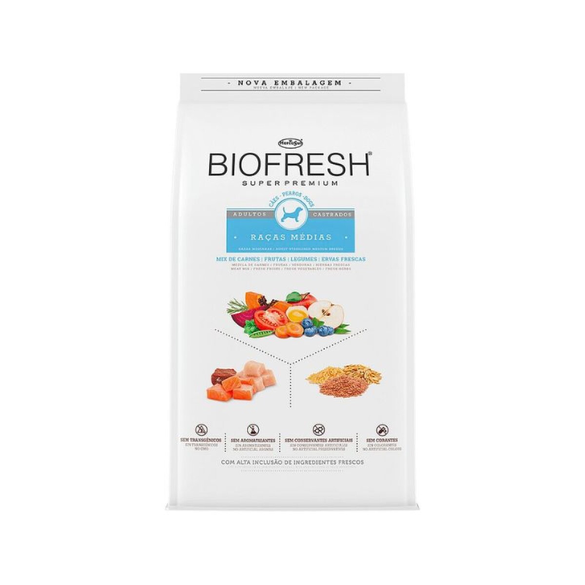 BIOFRESH CASTRADOS RAZAS MEDIAS 10 KG - Biofresh Castrados Razas Medias 10 Kg 