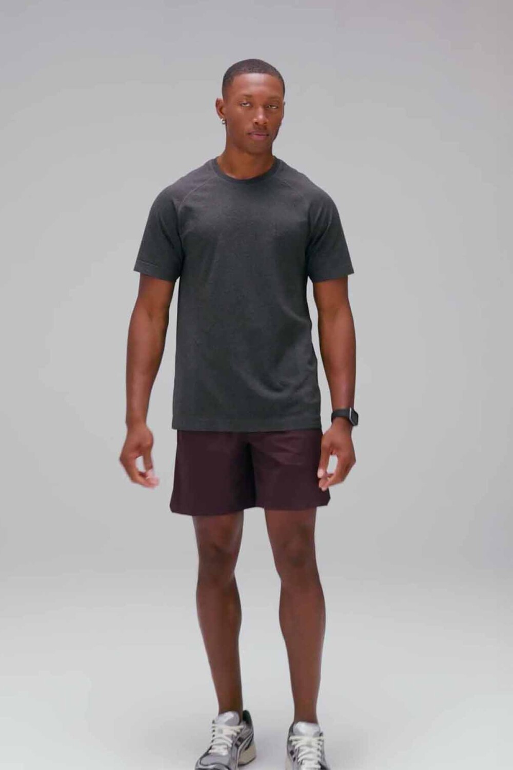 Polo Manga Corta Fit The Training Day Tee Hombre Oxblood