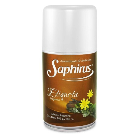 Repuesto Aerosol Aroma Etiqueta SAPHIRUS 280 cc Repuesto Aerosol Aroma Etiqueta SAPHIRUS 280 cc