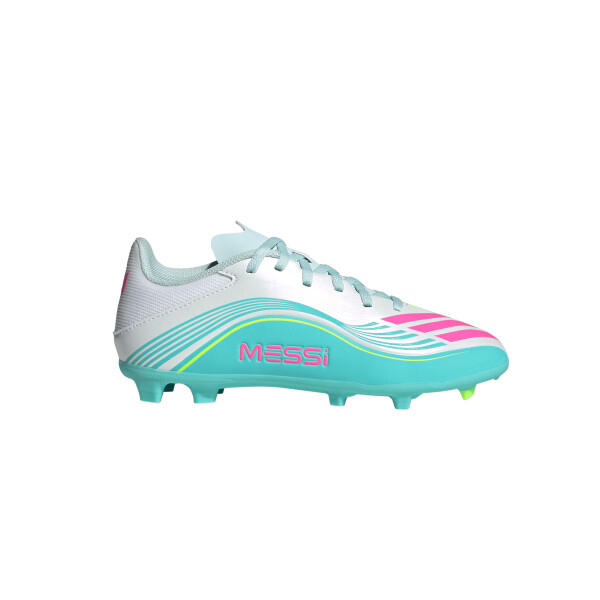 Championes adidas F50 Messi LEAGUE FG/MG de niño White Light Blue