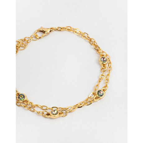 Pulsera Bañada En Oro Dorado