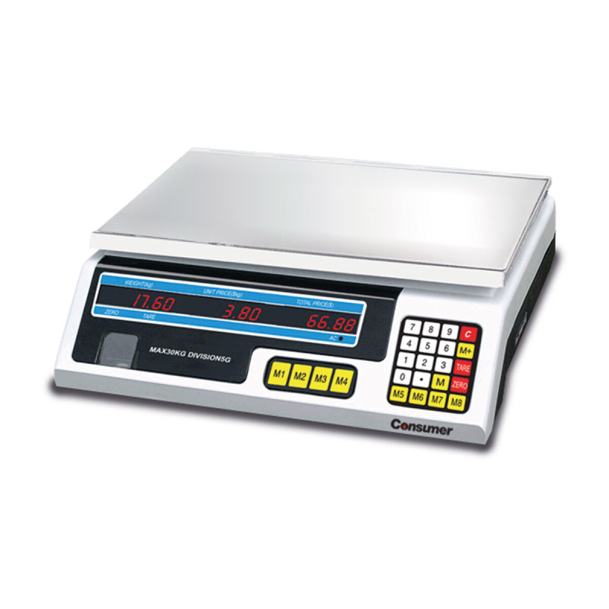 Balanza Digital 30 Kg Sin Columna Consumer 