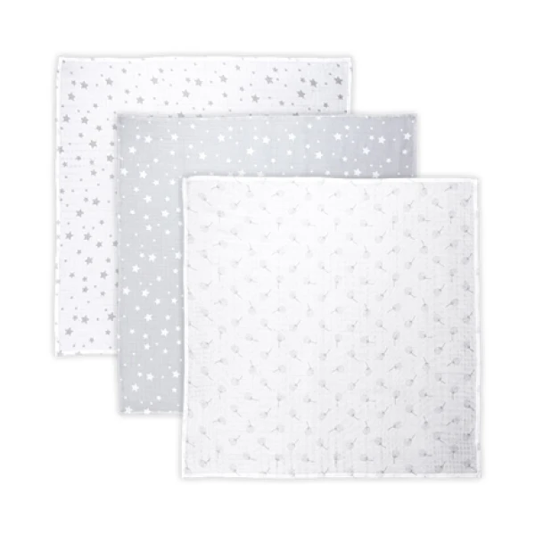 Set x3 sabanas muselina LORELLI Set x3 sabanas muselina LORELLI