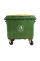 Contenedor De Residuos Verde - 660 Litros Contenedor De Residuos Verde - 660 Litros