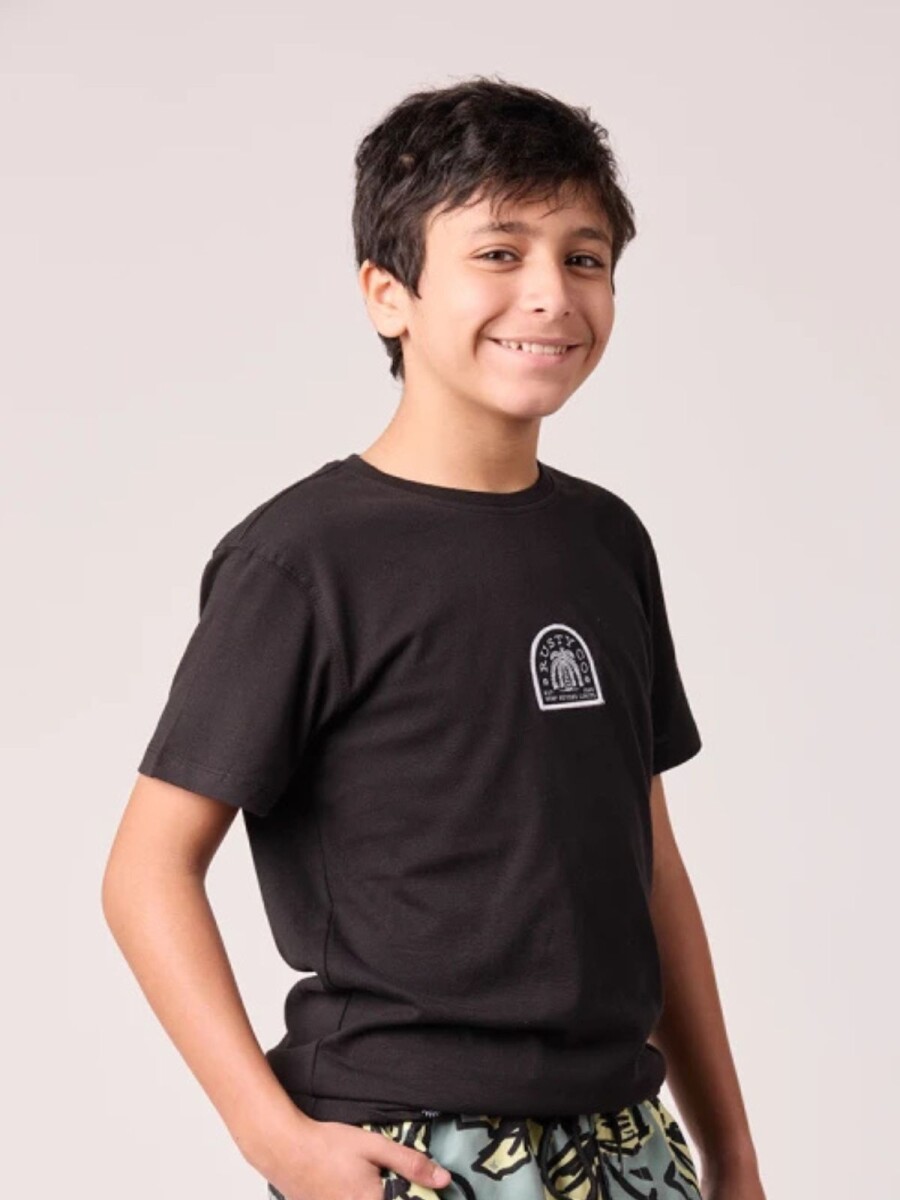 Remera Niño BRIONE TEEN Rusty - Negro 
