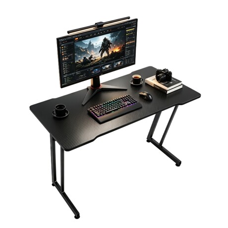 Escritorio 120 cm Hierro y Madera Mövi Gamers ESH0043 NEGRO