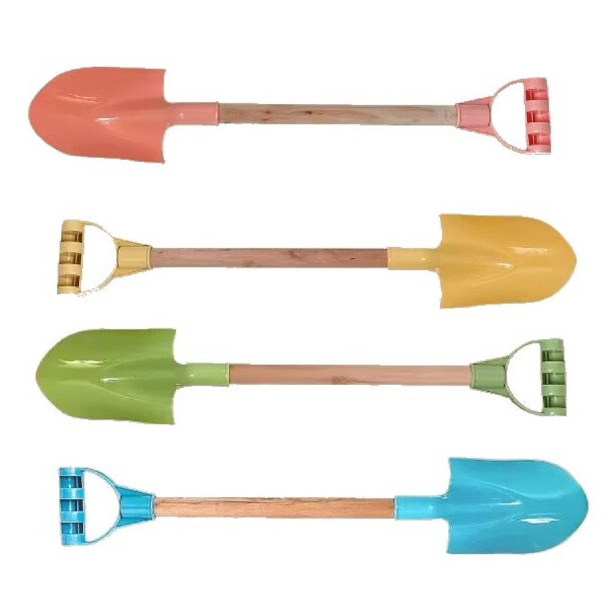 Pala De Playa 913045 Mango De Madera Varios Colores 60Cm Ub 