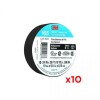 3M Cinta Electrica Temflex 19mm 9.14mt Pack x 10