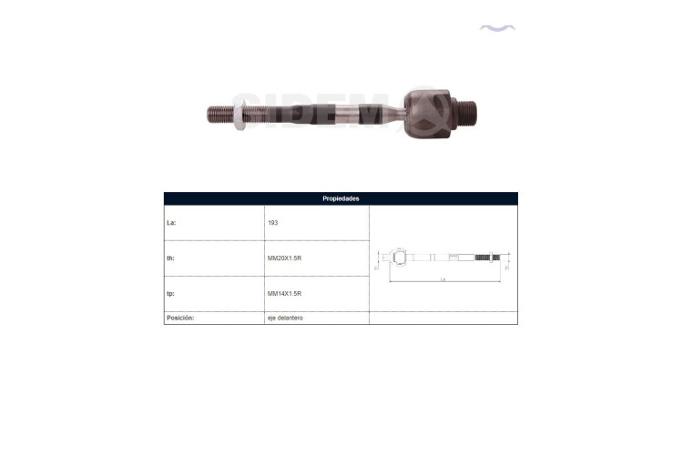 Mate Kia Picanto 11-15 Der/Izq Mate Kia Picanto 11-15 Der/Izq