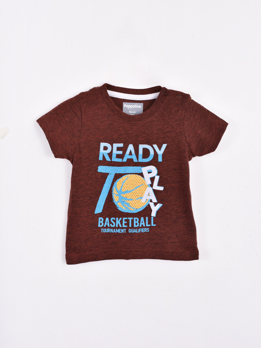 REMERA POLONIO - MARRON 
