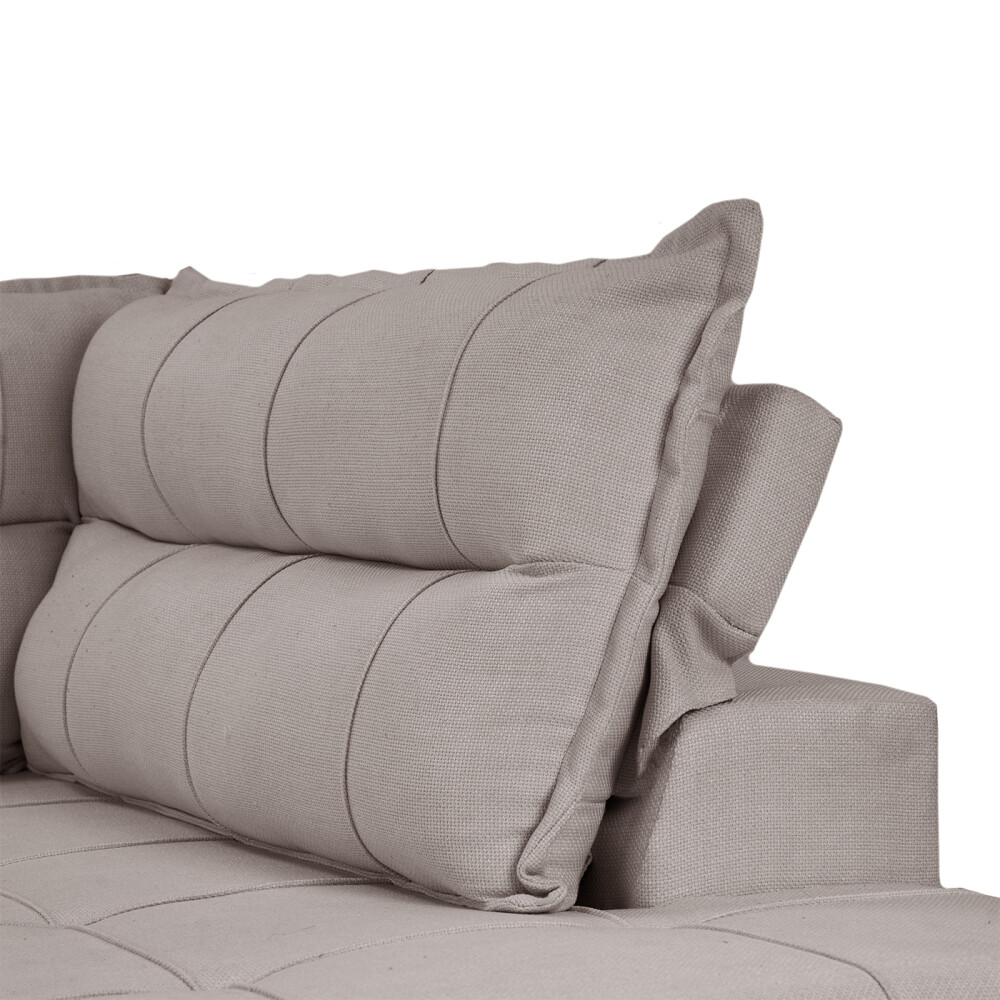 Sillón Cesky con Chaise Gris Derecho