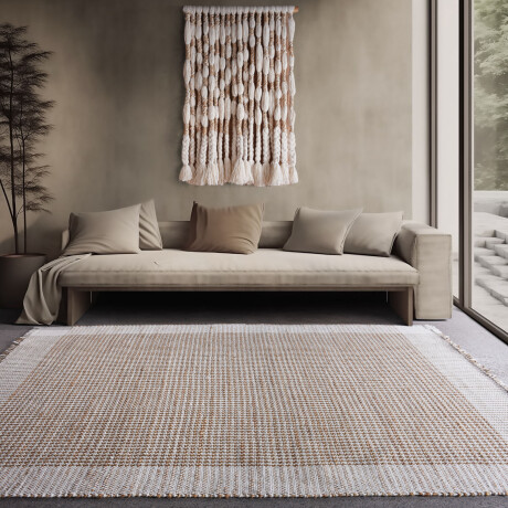 ALFOMBRA NATURAL/BEIGE YUTE Y LANA EOGHAN