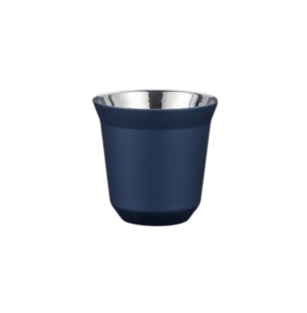 Taza pocillo de acero doble pared - 160ml - Azul 