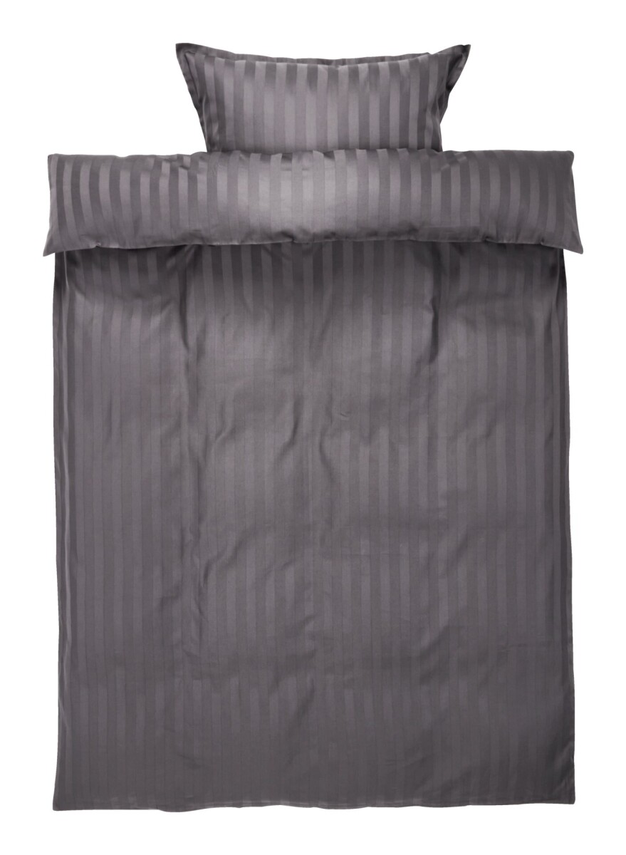 Juego funda nórdica satén NELL 155x220 gris osc 
