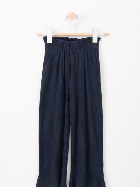 Culotte en rib Azul
