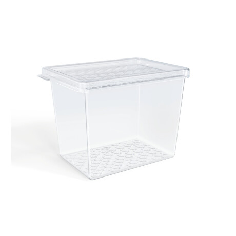 Caja organizadora M 1,3lts TRANSPARENTE