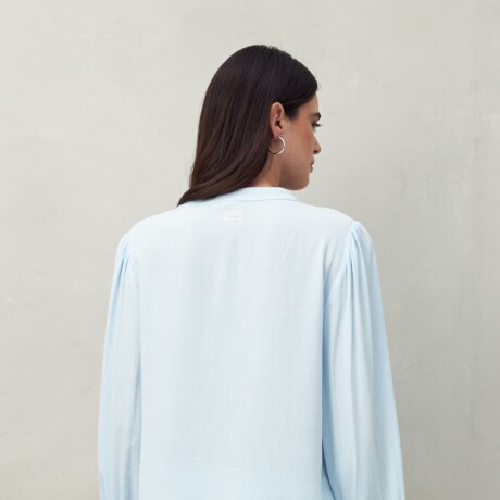 CAMISA BULLE Celeste