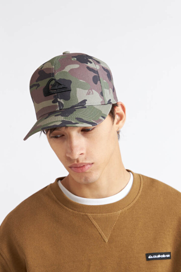 Quiksilver Gorro con Visera DECADES CAMO Unisex - Camo CAMO