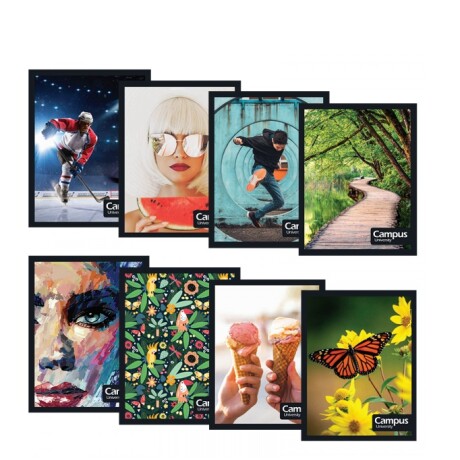 Cuaderno Campus 48 Hojas con Espiral Surtido