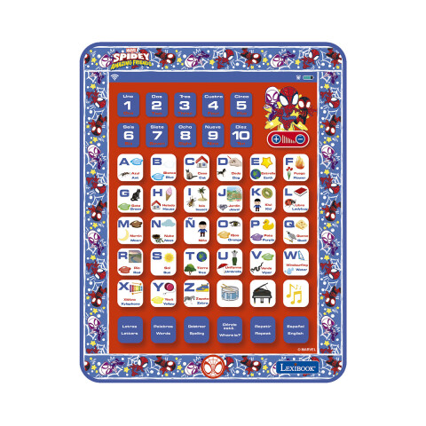 Tablet Educativa Bilingüe Digital Lexibook Spiderman