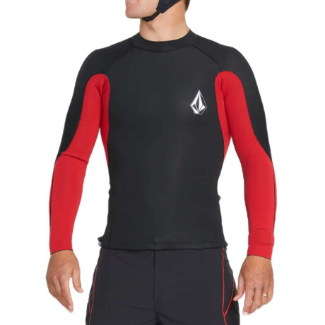 Chaqueta Volcom Surf Vitals J Robinson 2 mm Negro/Rojo