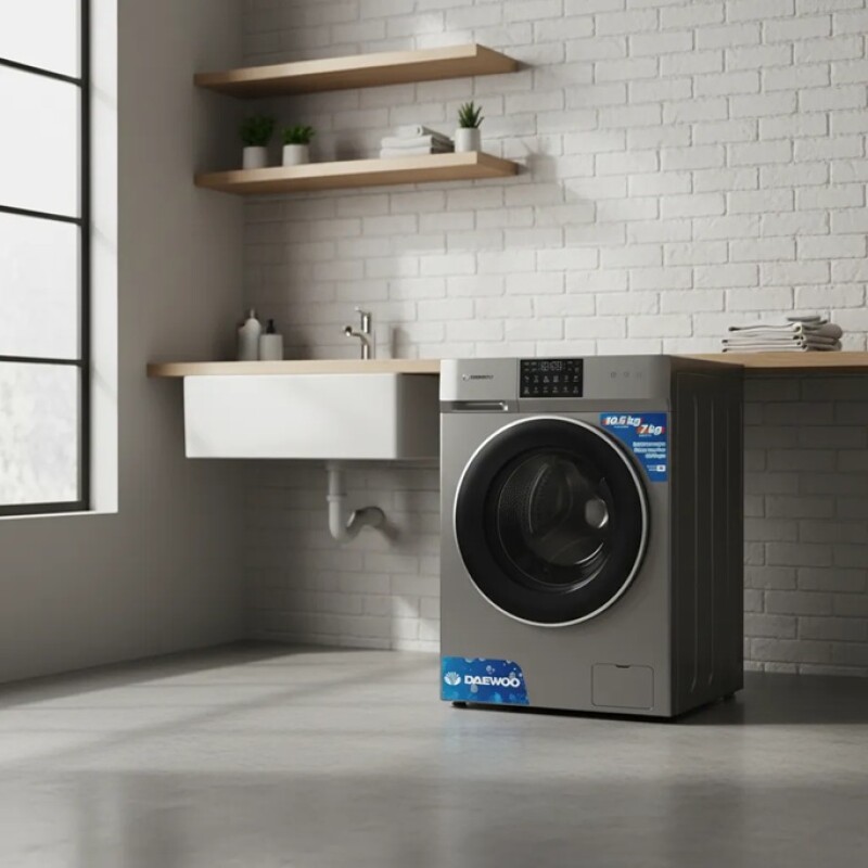 Lavasecarropas Inverter Display Touch Daewoo 10,5 kg lavado y 7kg secado Lavasecarropas Inverter Display Touch Daewoo 10,5 kg lavado y 7kg secado