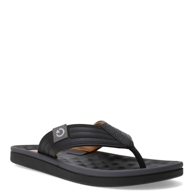 Sandalias de Hombre Cartago Alabama Thong Negro - Marrón