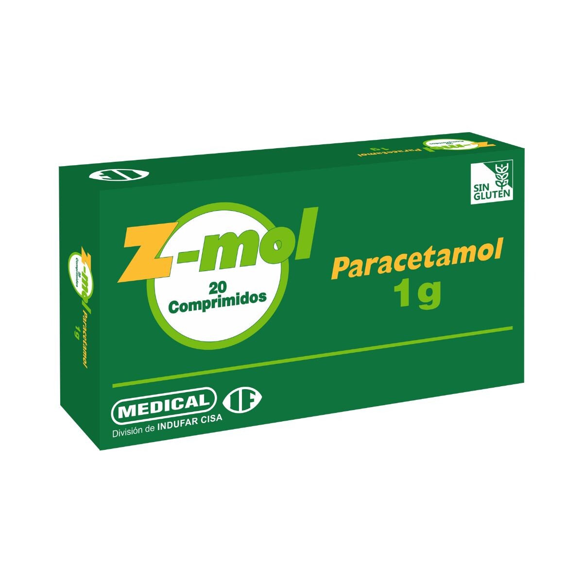 Z-MOL 1 GR. CJ X 20 COMPRIMIDOS 