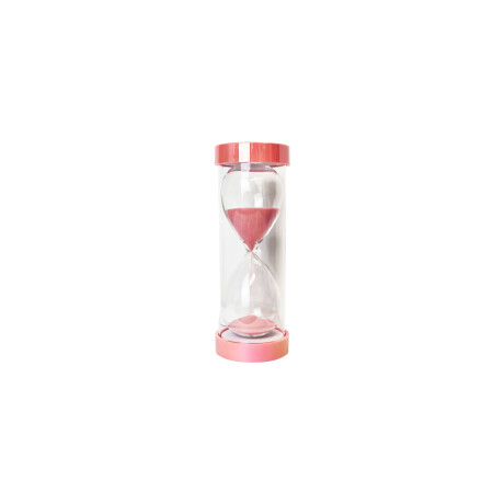 Reloj De Arena Metalizado Rosado