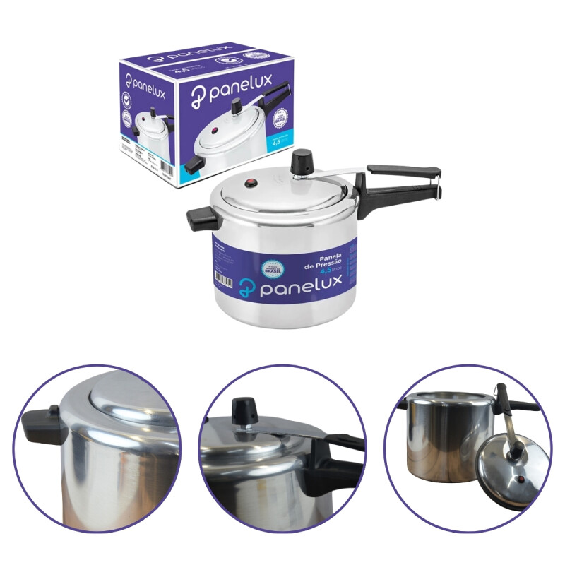 Olla a presión 4,5 lts Línea Classic PLATEADO