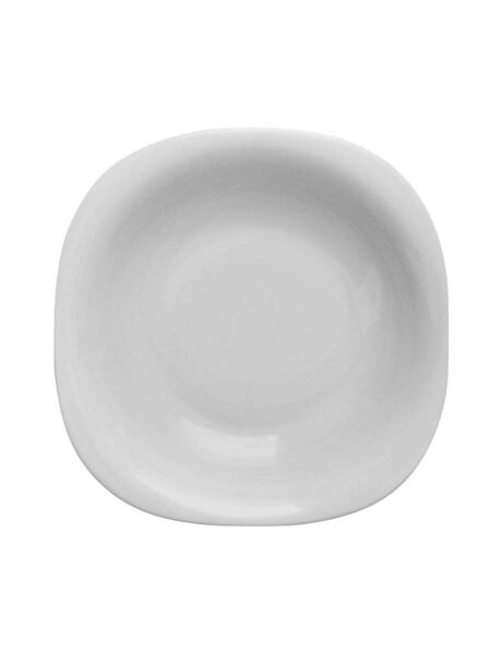 PLATO HONDO SEMICUADRADO OPALINA BLANCO D23CM/H3.9CM/490ML PLATO HONDO SEMICUADRADO OPALINA BLANCO D23CM/H3.9CM/490ML