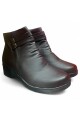 BOTA MUJER DOS HEBILLAS LD Marron