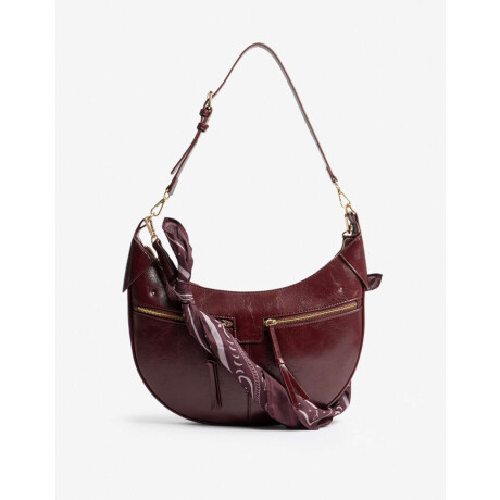 Cartera Hobo Burgundy Rojo Burdeaux