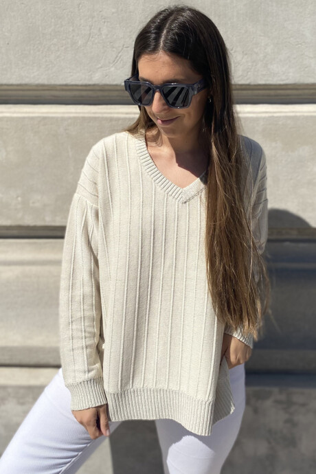 Buzo Lina Natural lurex