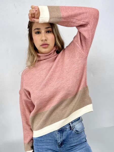 POLERA SLOWLY 2410 ROSADO