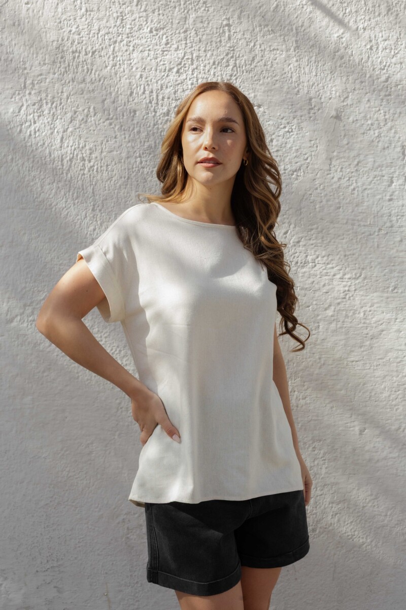 Blusa Azucena Crudo