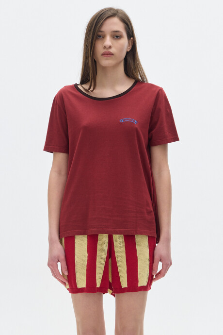 T-shirt Atenas Bordeaux