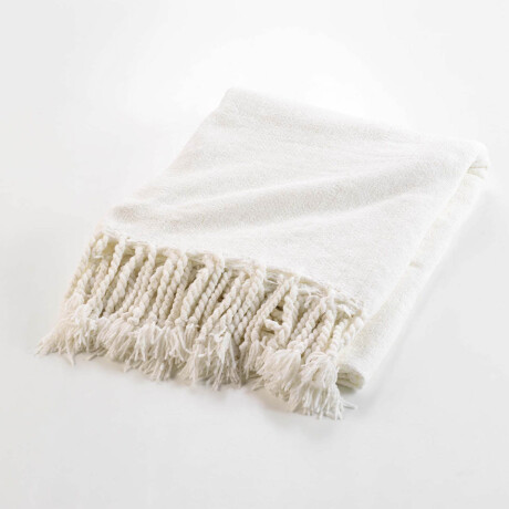 THROW BLANCO CHENILLE CHENILLE