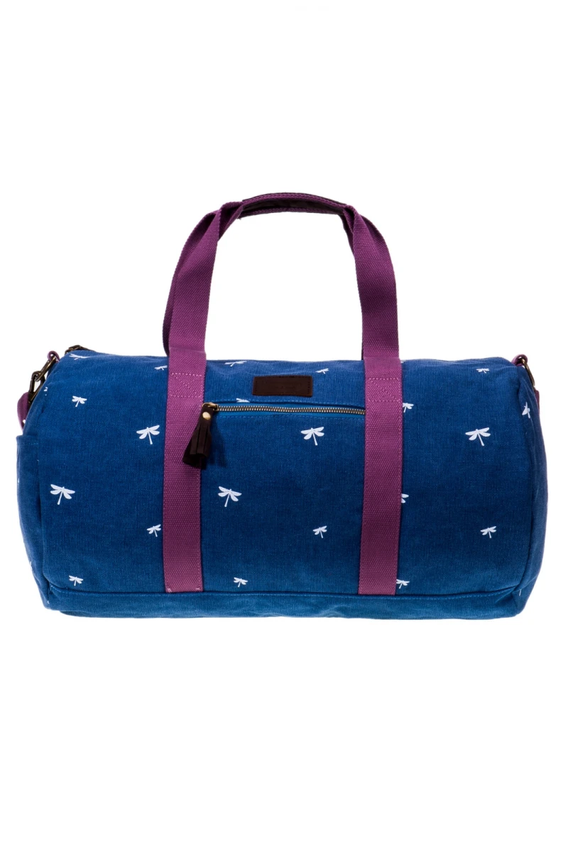 Bolso canvas con print - Denim 