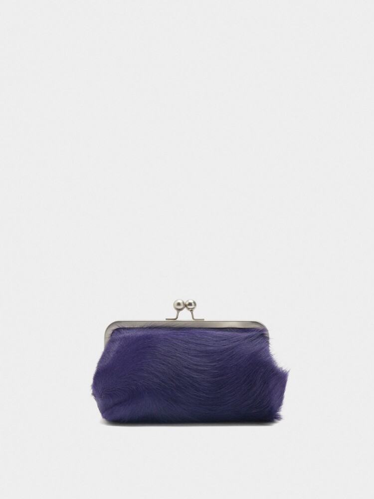 Bolso De Mano De Piel violeta